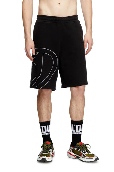 Sweat shorts with maxi D logo