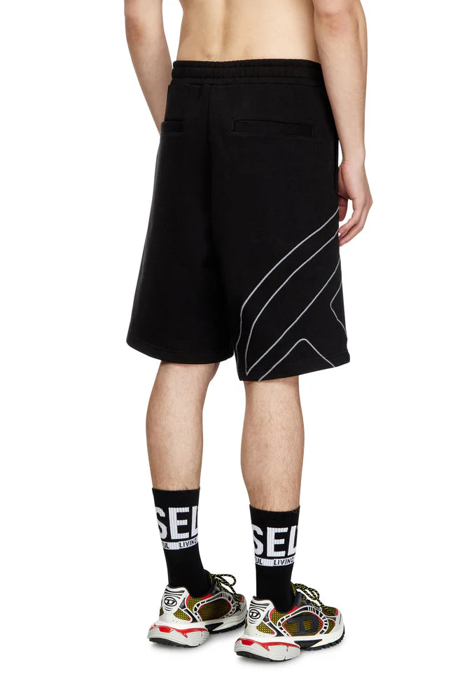 Sweat shorts with maxi D logo