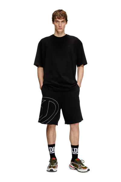 Sweat shorts with maxi D logo