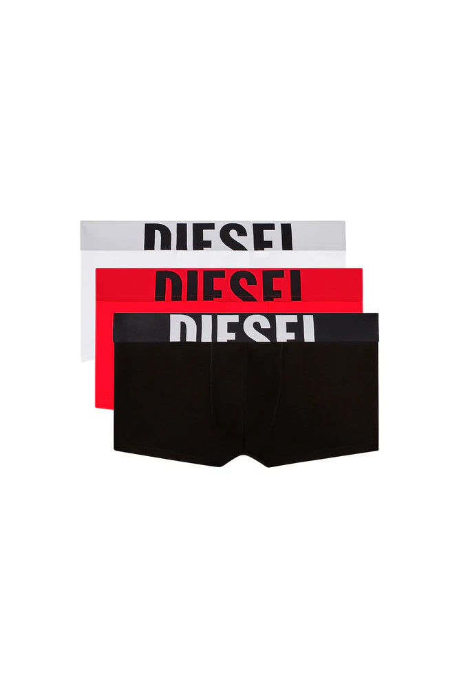 Three-pack boxer briefs in stretch cotton