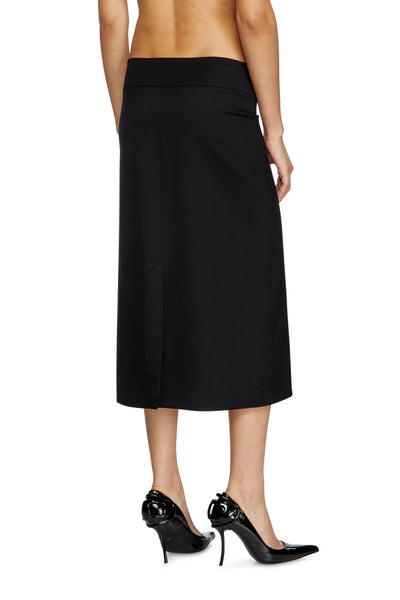A-line midi skirt
