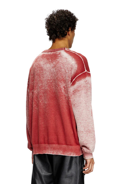Reverse-print logo jumper