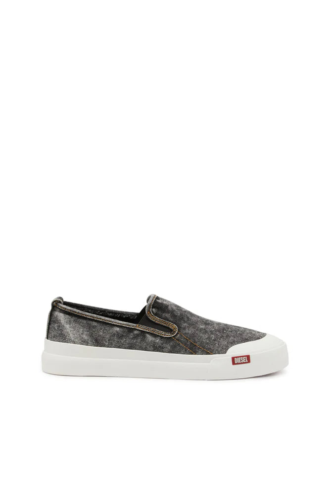 S-Athos-Denim slip-on sneakers