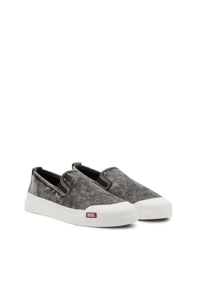 S-Athos-Denim slip-on sneakers