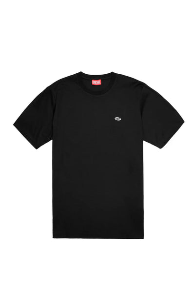 T-shirt with oval D patch