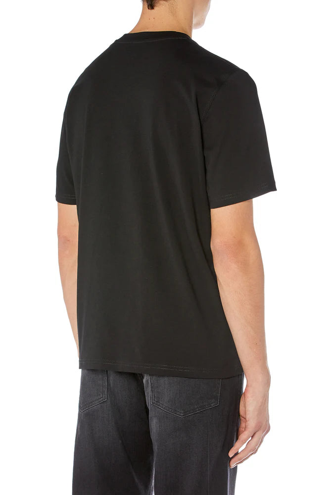 T-shirt with crest patch