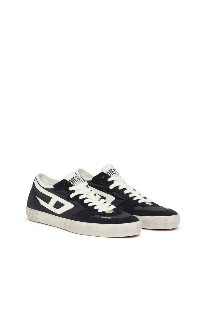 S-Leroji D-Sneakers in padded ripstop and suede