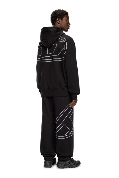 Hoodie with logo embroidery