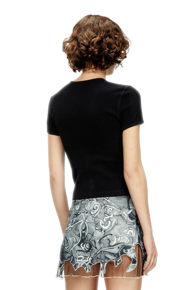 T-shirt with winged Diesel foil print