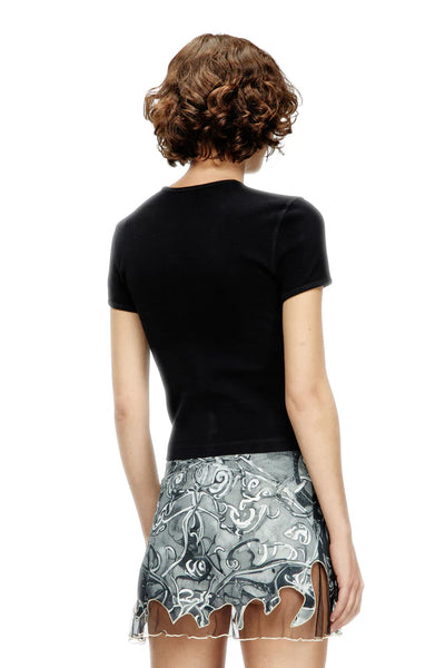 T-shirt with winged Diesel foil print