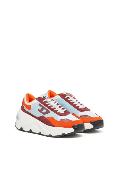 S-Savannah-Platform sneakers in suede and mesh