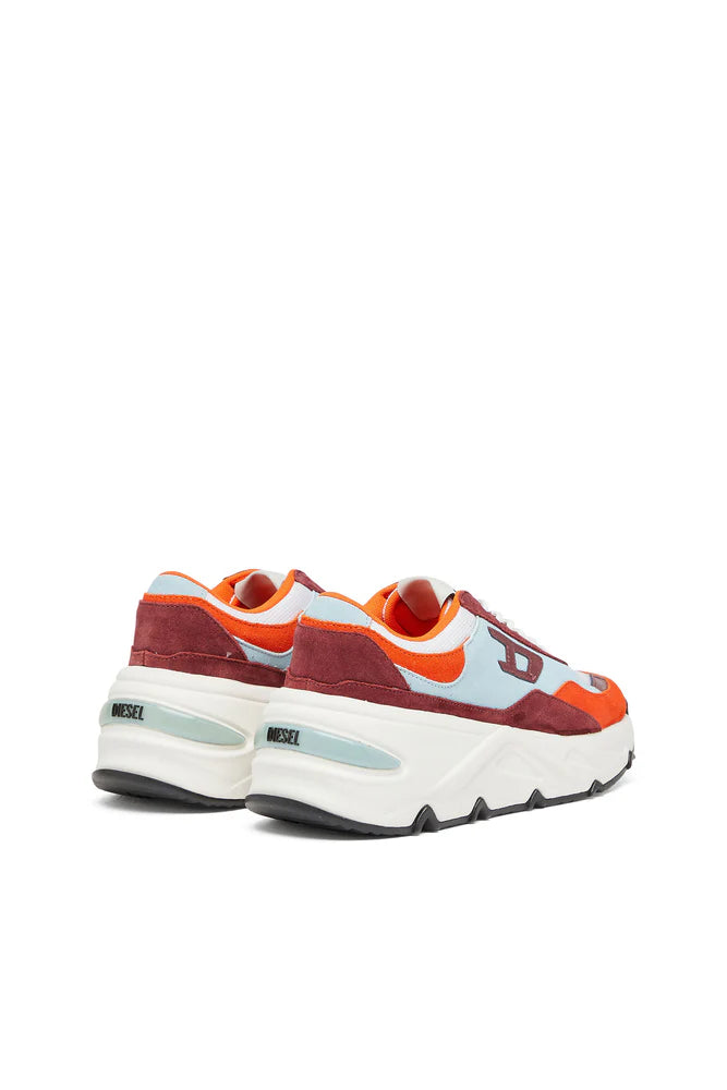 S-Savannah-Platform sneakers in suede and mesh