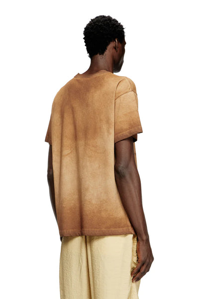 T-shirt with phoenix devoré