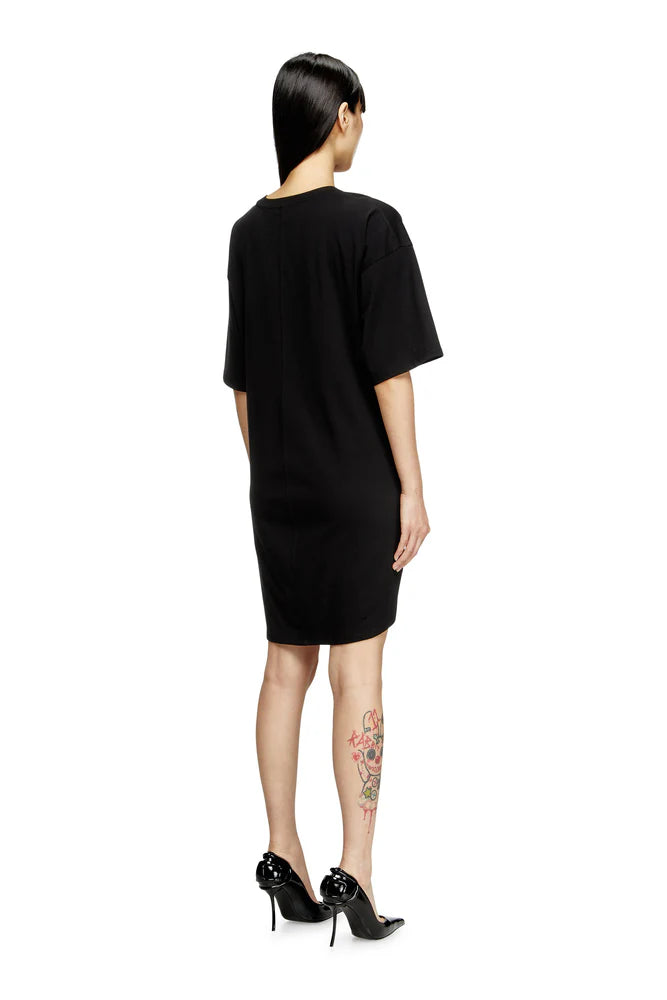 T-shirt dress with tie front