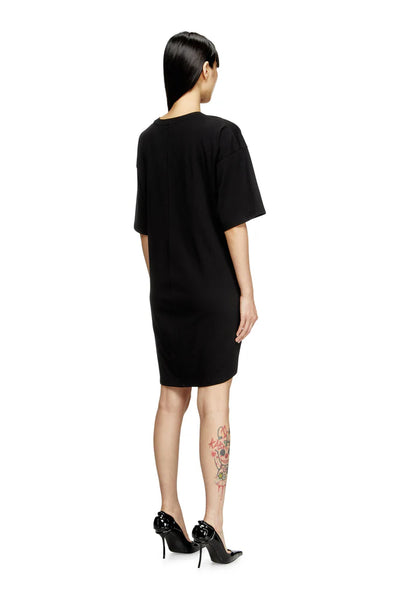 T-shirt dress with tie front