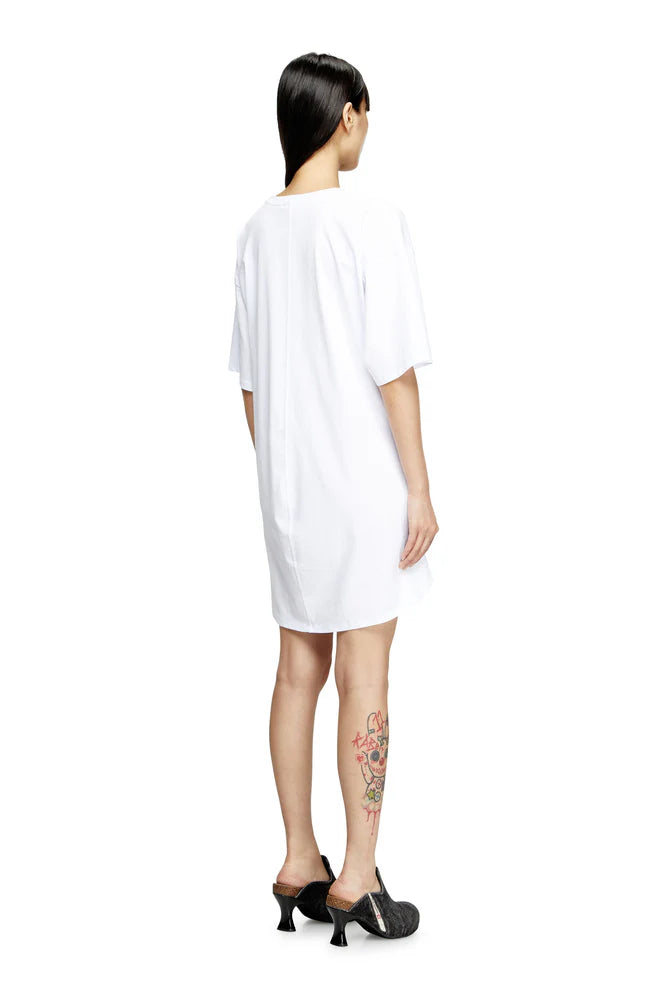 T-shirt dress with tie front