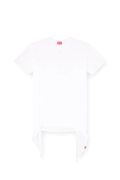 T-shirt dress with tie front