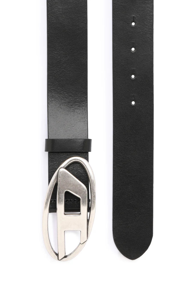 Leather Belt With D Buckle
