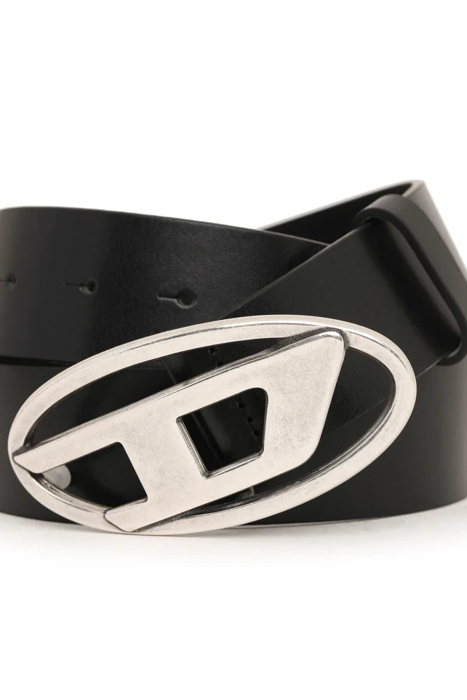 Leather Belt With D Buckle