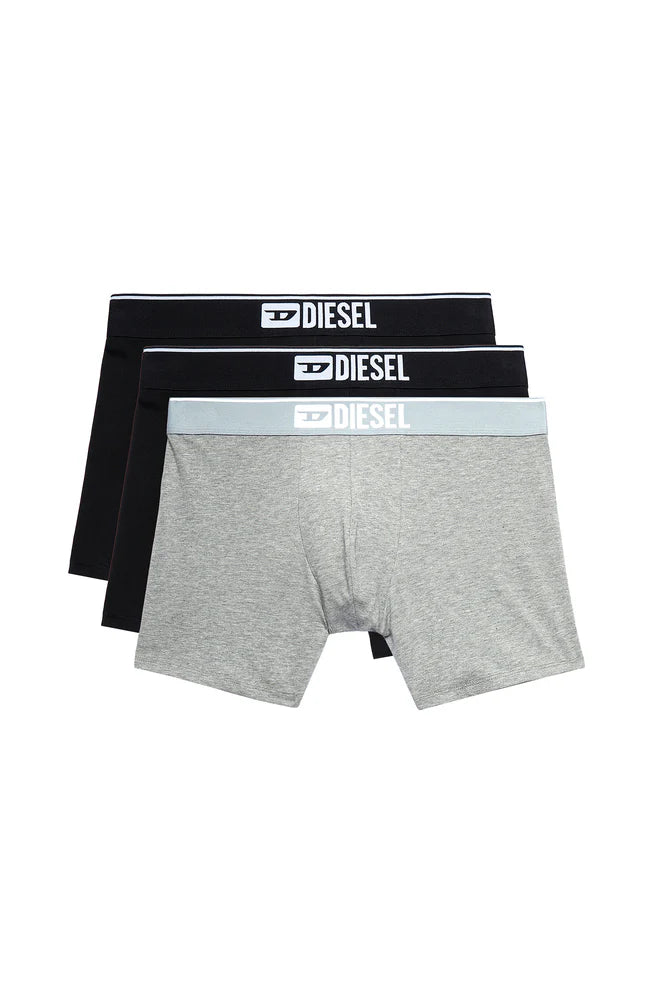 Three-pack of plain long boxer briefs