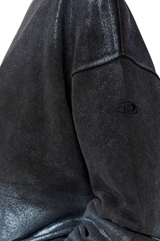 Faded metallic sweatshirt