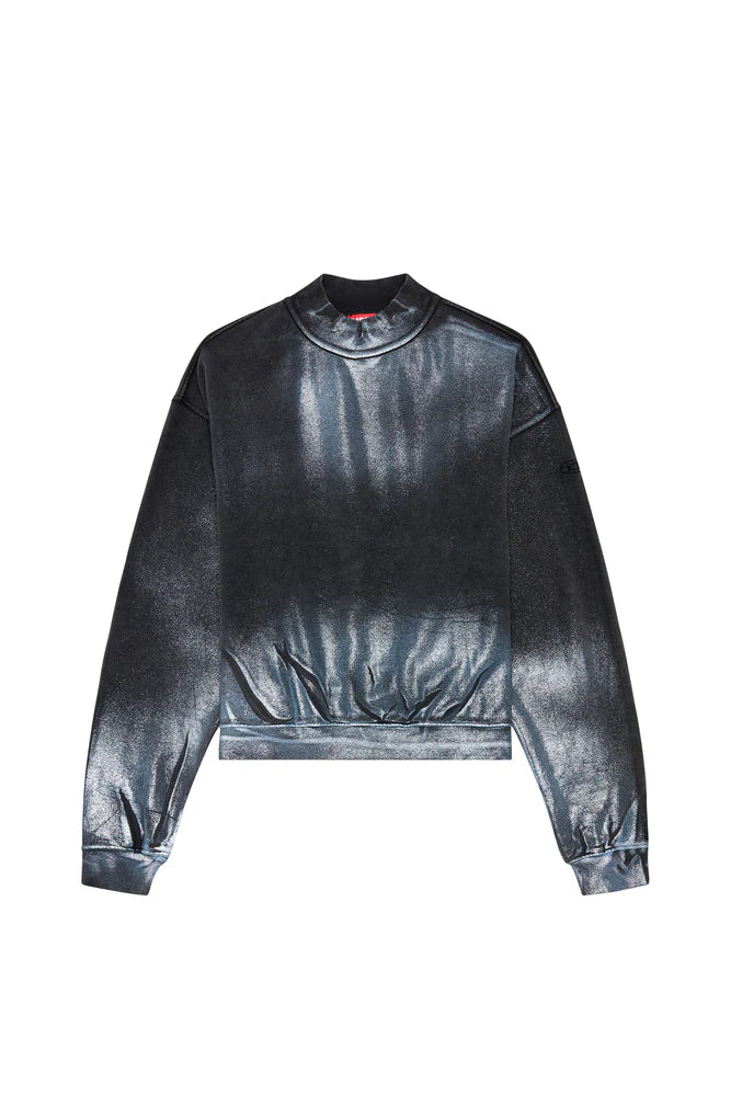 Faded metallic sweatshirt