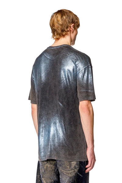 Faded metallic T-shirt