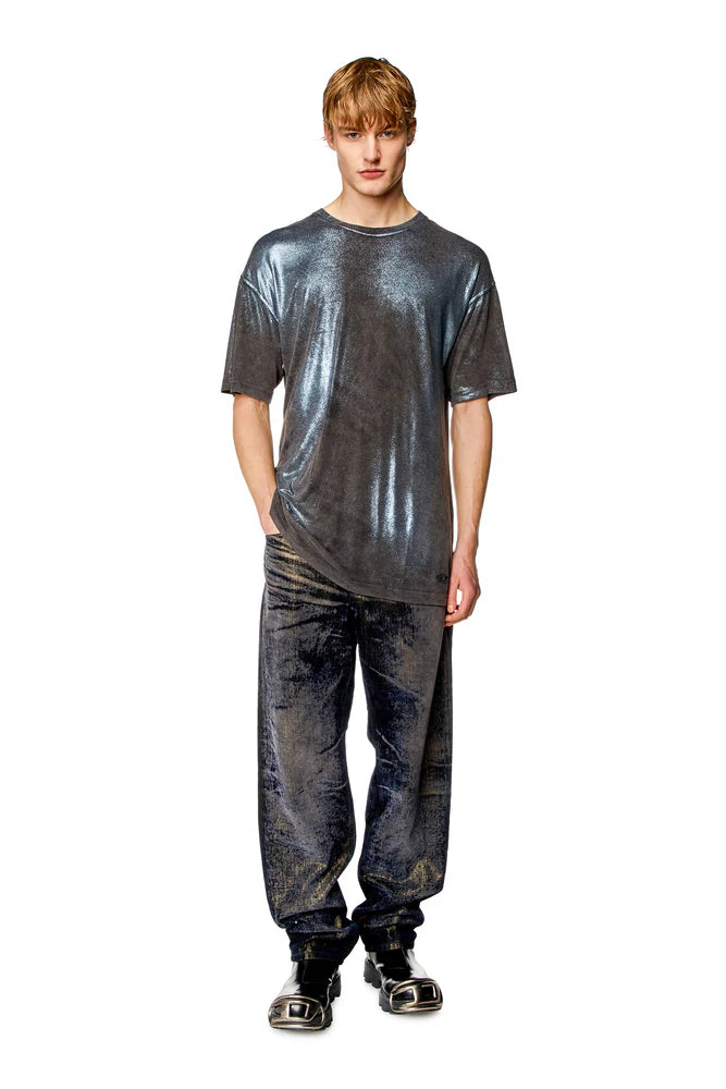 Faded metallic T-shirt