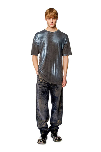 Faded metallic T-shirt