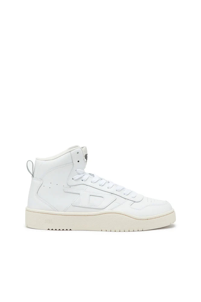 S-Ukiyo-High-top sneakers in leather