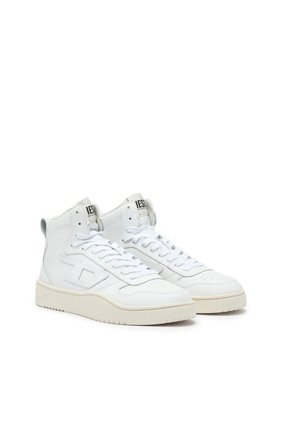 S-Ukiyo-High-top sneakers in leather